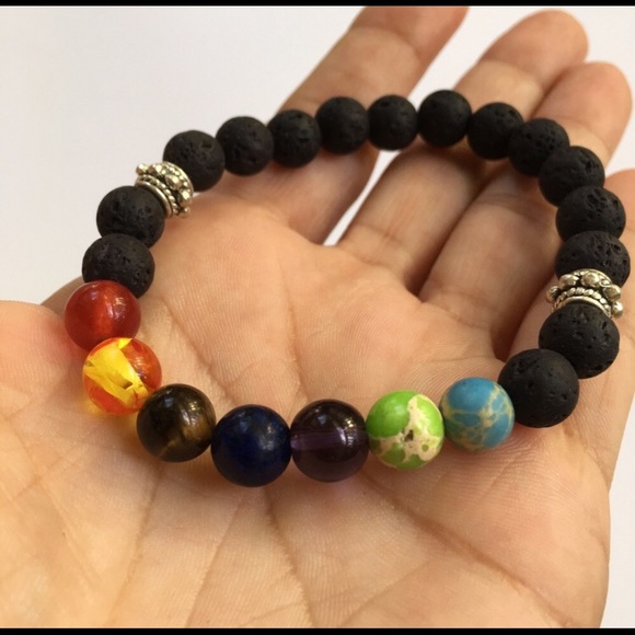 7 Chakra Stone Spiritual Healing Bracelet - Picture 6 of 7